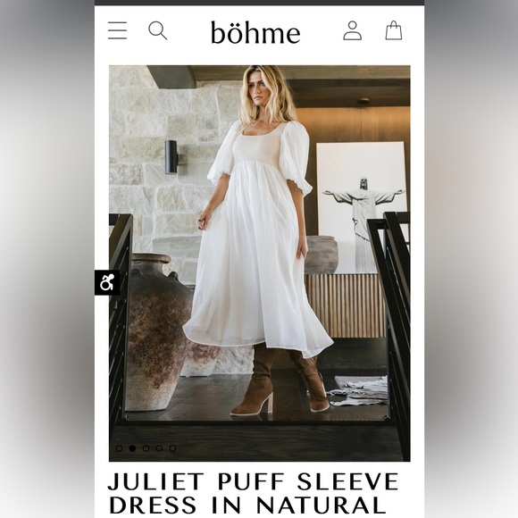 NWT Bohme Black Dress - Picture 2 of 7